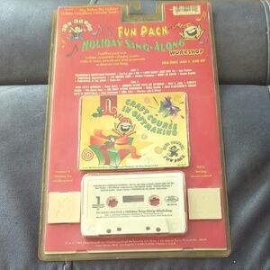 Kid Rhino Holiday Sing-Along Cassette Calendar Crafts New Vintage